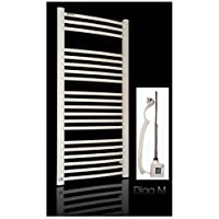 Los mejores  - anapont Eléctrico - Calentador de Toallas 1074 Horas x 500 B Blanco de Punta Curva 562 vatios Incl. Elemento de…